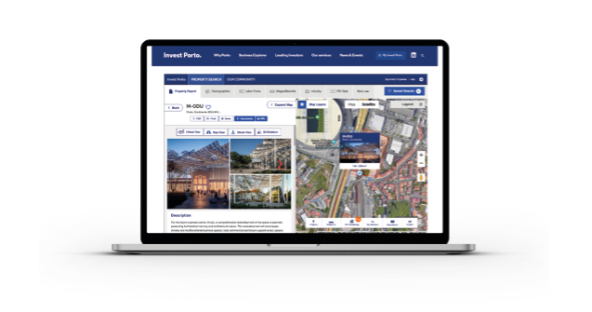 Innovative new economic development website facilitates research and analysis of key data to attract investment & spur economic growth in Porto, Portugal.