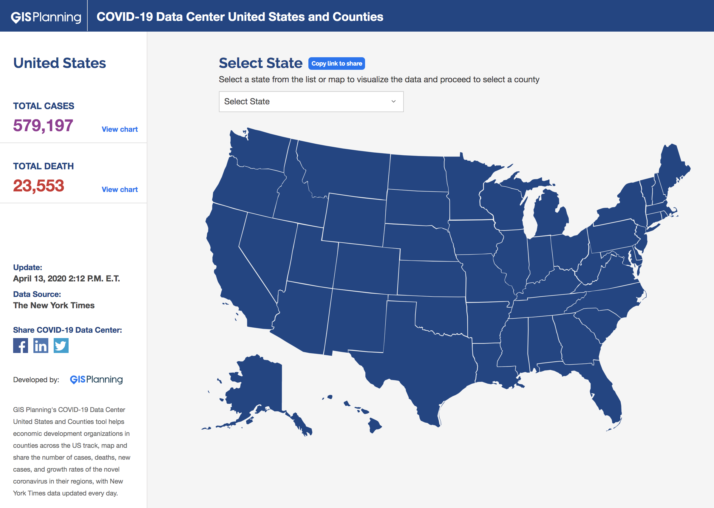 Covid-19 Data Center United States and Counties