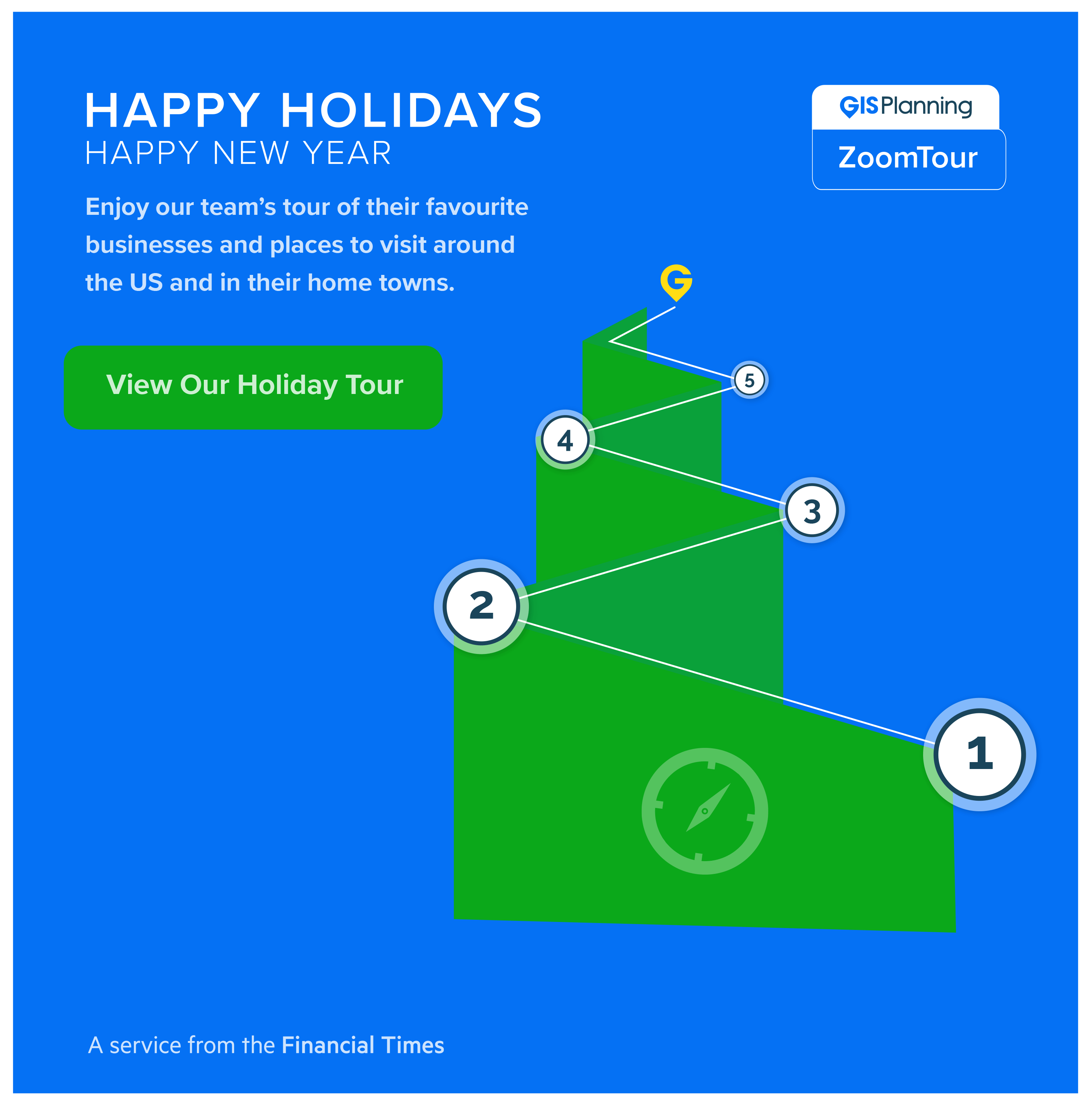 Happy economic development holidays - tour Christmas tree